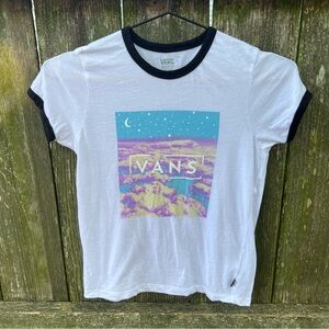 Vans T-Shirt Moon, Clouds and Stars